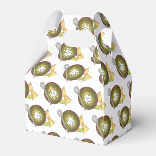 Kom van Green Chili Chili Chile Verde Cookoff Bedankdoosjes (Achterkant)