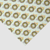 Kom van Green Chili Chili Chile Verde Cookoff Tissuepapier (Detail)