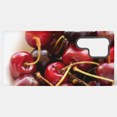 kom van kersen samsung galaxy hoesje (Achterkant horizontaal)