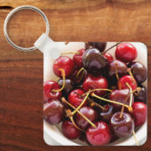 kom van kersen sleutelhanger (Voorkant)