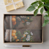 Kom van Sinaasappels en Bloesems Stilleven Decoupa Tissuepapier (Geschenk)