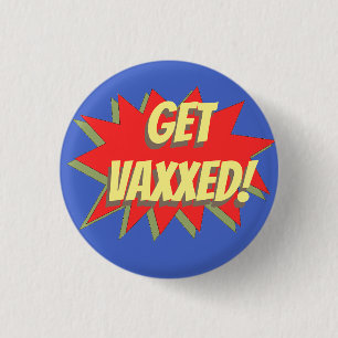 KOM VAXXED!KNOOP RONDE BUTTON 3,2 CM