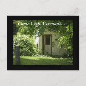 Kom Vermont bezoeken... Briefkaart (Voorkant)