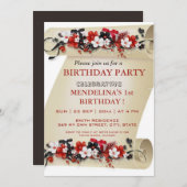 Kom Vier Onze Gelukkige Verjaardag met ons! Kaart (Voorkant / Achterkant)