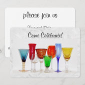 Kom vieren Uitnodiging (Voorkant / Achterkant)