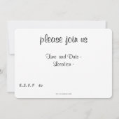 Kom vieren Uitnodiging (Achterkant)