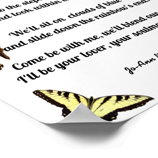 KOM VLIEG MET ME POEM POSTER (Hoek)