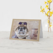 Kom Vlieg met me Pug Kaart (Gele Bloem)
