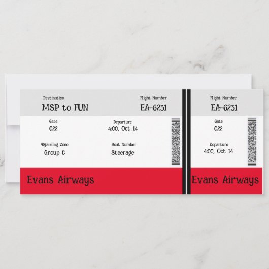 Kom vlieg met ons mee kaart (Voorkant)