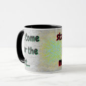 (: Kom voor de... blijf voor de...;)! Mok (Voorkant links)