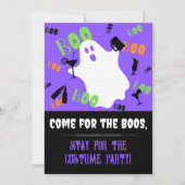 Kom voor de Boos Halloween Party uitnodiging (Voorkant)