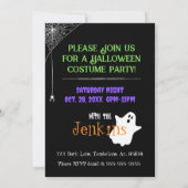 Kom voor de Boos Halloween Party uitnodiging (Achterkant)