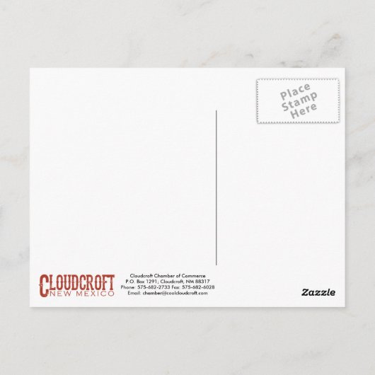 Kom voor het avontuur briefkaart (Achterkant)