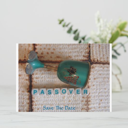 Kom voor Sedar Save The Date (Staand voorkant)