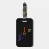 Kom, we vliegen bagagelabel (Achterkant verticaal)