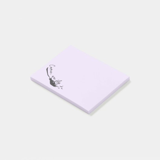 Kom, we vliegen. post-it® notes (Schuin)