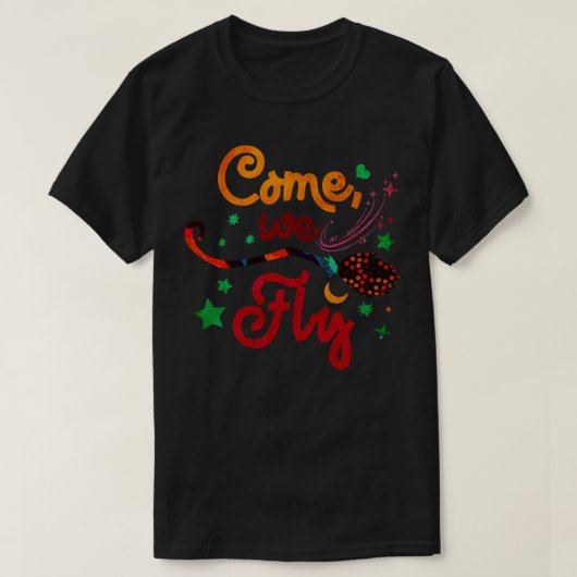 Kom, we vliegen t-shirt (Design voorkant)