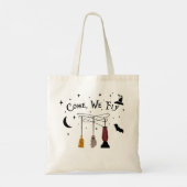 Kom, we vliegen! Tote bag (Achterkant)