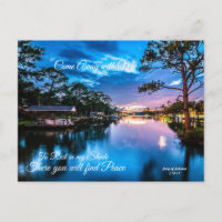 Kom weg met Serene Lake Briefkaart