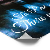 Kom weg met Serene Lake Poster  (Hoek)