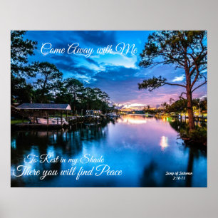 Kom weg met Serene Lake Poster