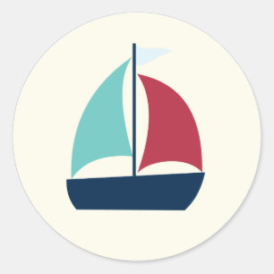 Kom wegvaren {stickers & labels} ronde sticker