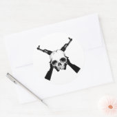 Kom ze halen ronde sticker (Envelop)