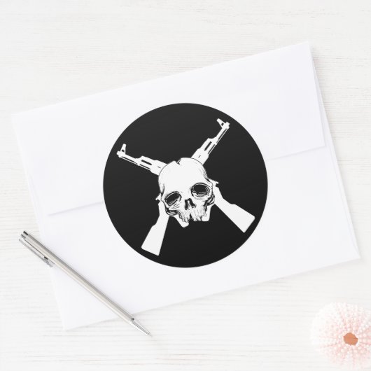 Kom ze halen ronde sticker (Envelop)