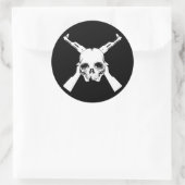 Kom ze halen ronde sticker (Tas)