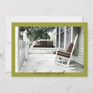 Kom zitten voor een spelletje - Housewarming Invit Kaart