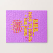 Kom zo terug, moet het boek afmaken  legpuzzel (Horizontaal)