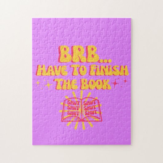 Kom zo terug, moet het boek afmaken  legpuzzel (Verticaal)