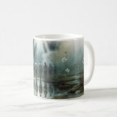 Kom zoals je bent Misty Reflection Kunstposter Koffiemok (Voorkant rechts)