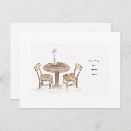 Kom zoals je briefkaart bent (Voorkant / Achterkant)