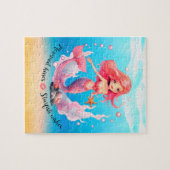 Kom zwemmen met mij Zeemeermin Legpuzzel (Horizontaal)