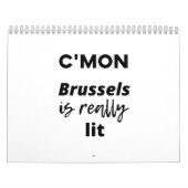 Komaan Brussel is echt verlicht Kalender (Hoes)