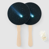 Komaan in Night Sky Handwaaier (Voorkant en achterkant)