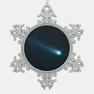 Komaan in Night Sky Tin Sneeuwvlok Ornament