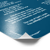 Komaan Lord Jesus Poem Foto Afdruk (Hoek)