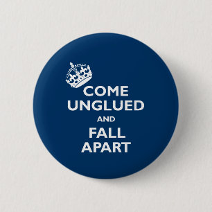 Komaan zonder lijm en Herfst buiten Ronde Button 5,7 Cm