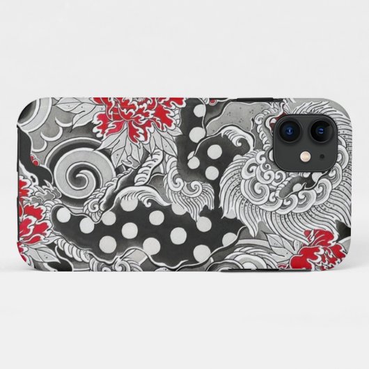 Komainu Case-Mate iPhone Case (Achterkant (horizontaal))