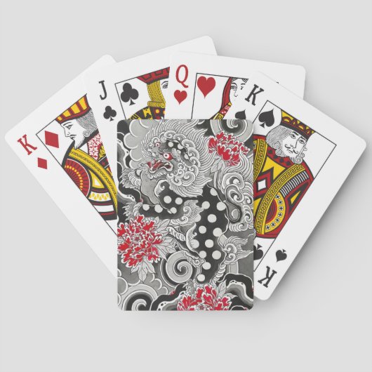 Komainu Pokerkaarten (Achterkant)