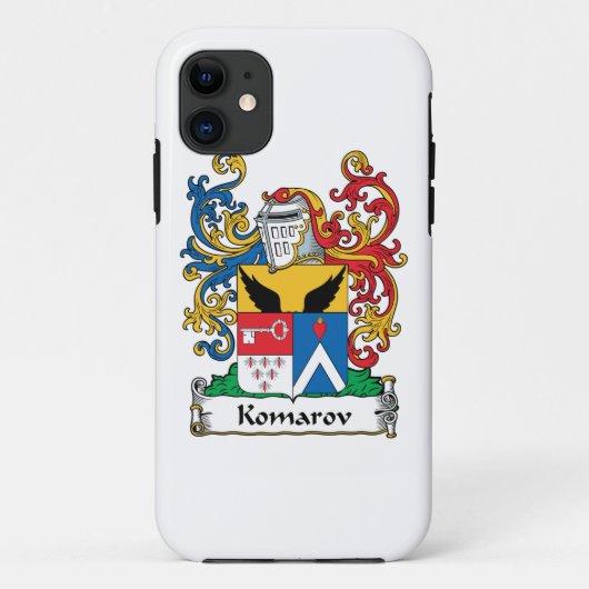 Komarov Family Crest Case-Mate iPhone Case (Achterkant)