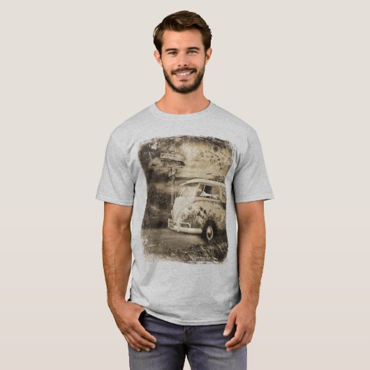  Kombi Microbus, Festival Wanderlust, T-shirt (Voorkant volledig)