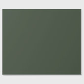 Kombu Green Solid Color Cadeaupapier (Vlak)