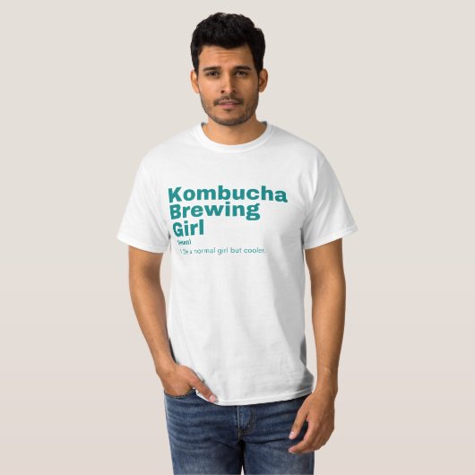 Kombucha Brewing T-shirt (Voorkant volledig)