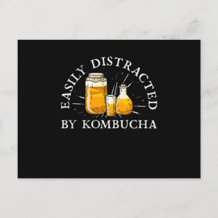 Kombucha-Drink Briefkaart