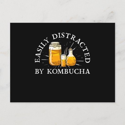 Kombucha-Drink Briefkaart (Voorkant)