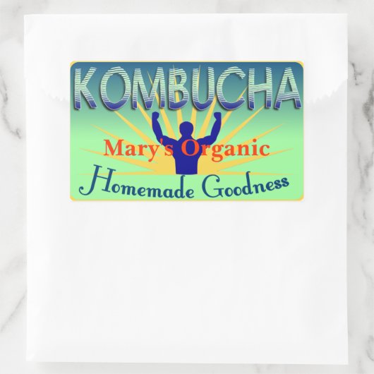 Kombucha Label Pas je eigen (Tas)