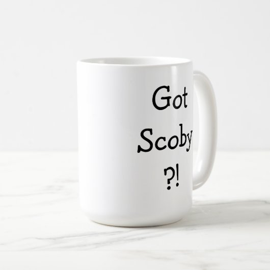 kombucha scoby mok (Voorkant rechts)